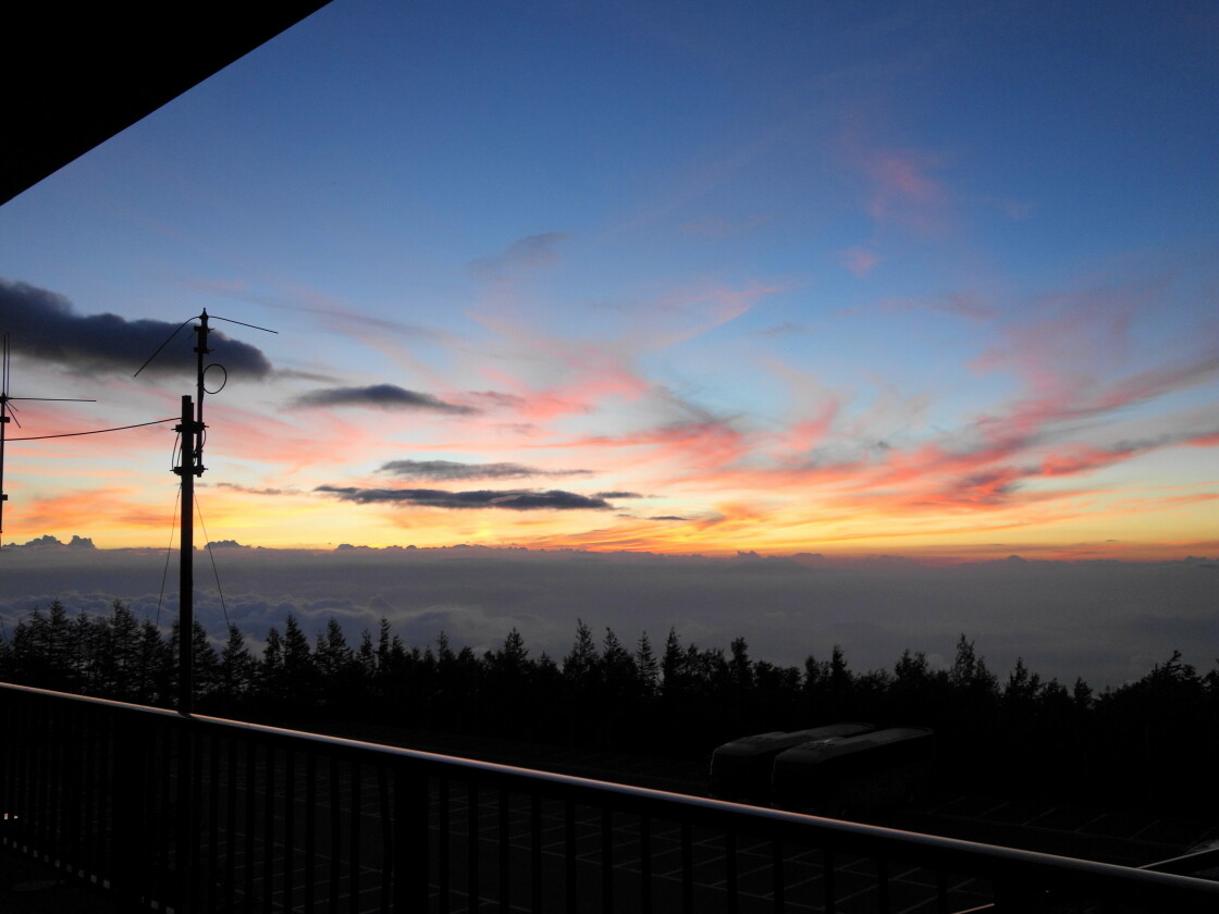 富士山五合目からの風景