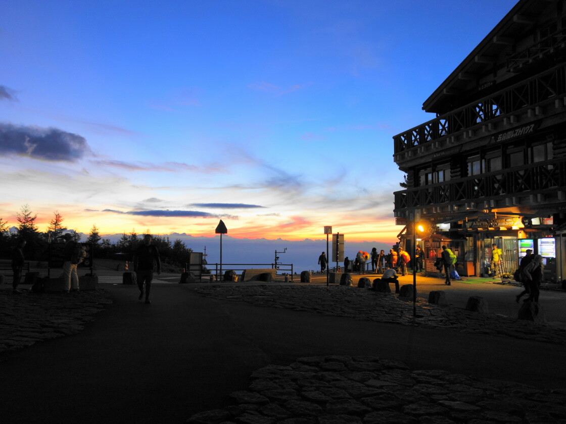 富士山五合目の様子
