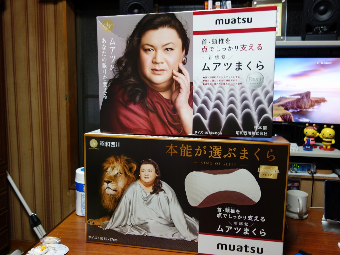 2種類のムアツまくら