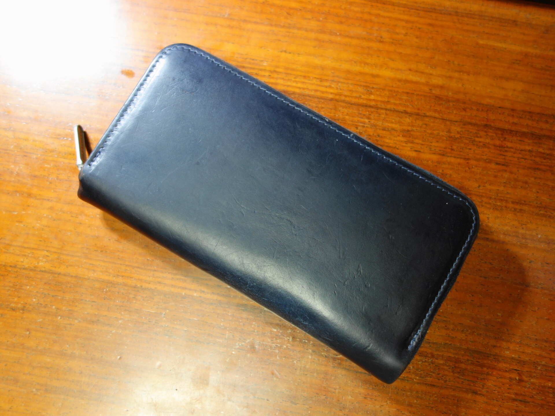 2年使ったホワイトハウスコックスの長財布