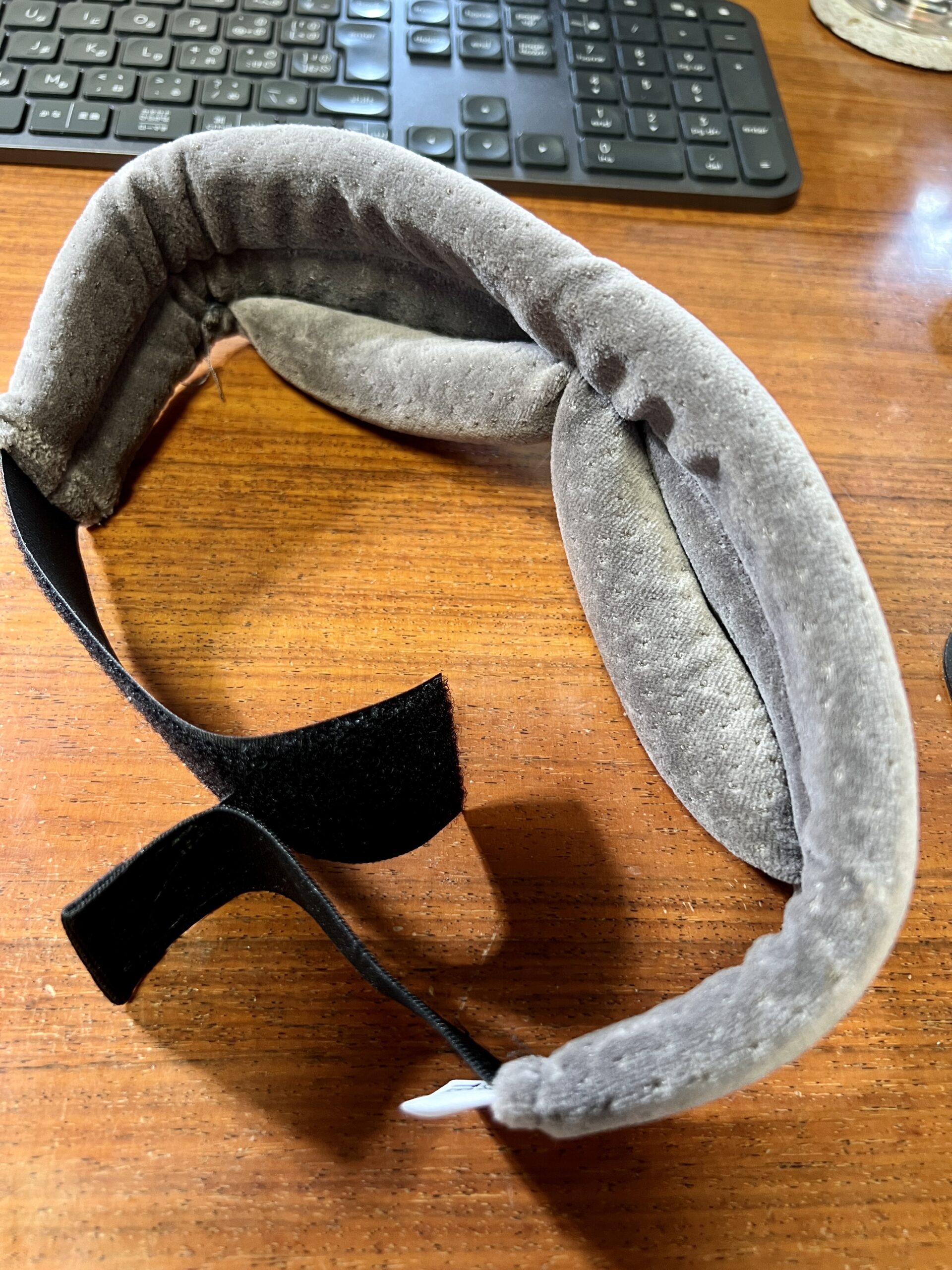 テンピュールのスリープマスク裏側のつくり