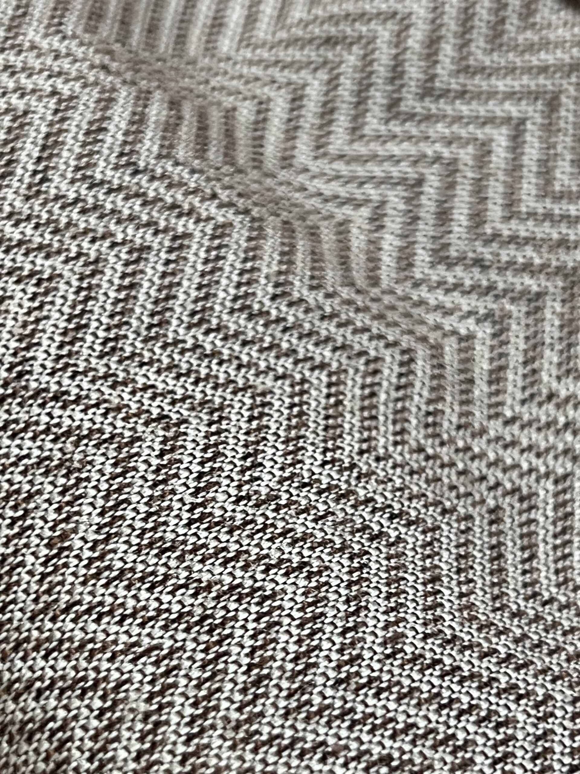 西川の秋冬用敷きパッドの裏面