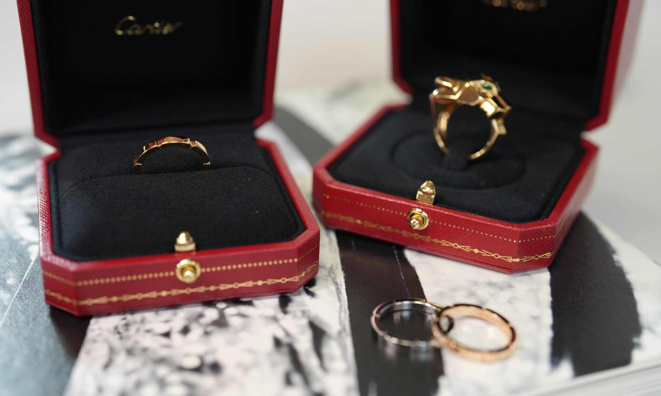 カルティエのパンテールリング